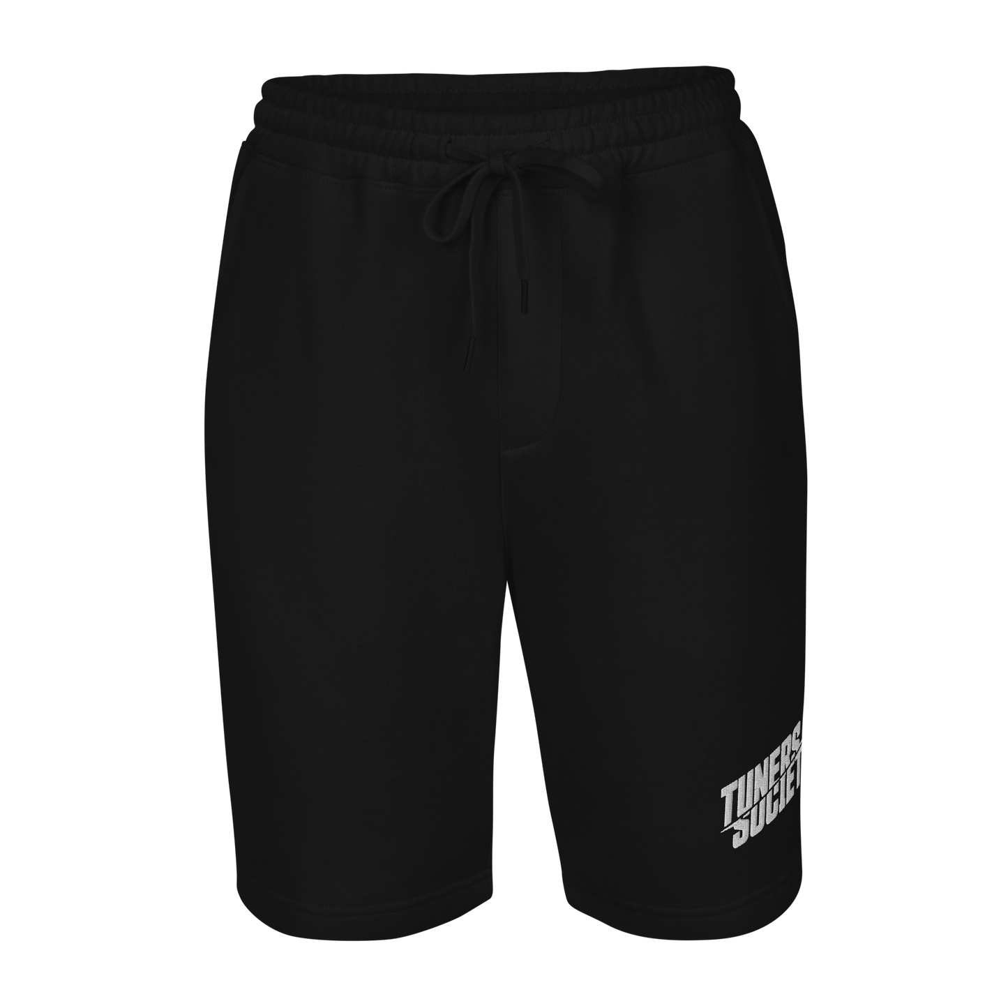 Stack Embroidered Fleece Shorts